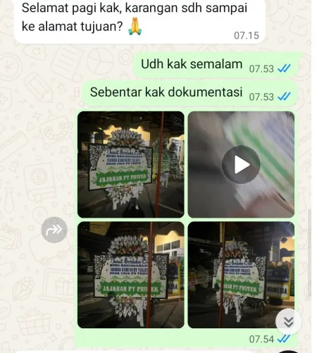 Pengiriman Papan Bunga Selamat Jatinegara