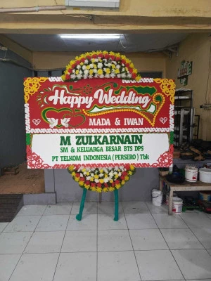 Papan Bunga di Jatinegara