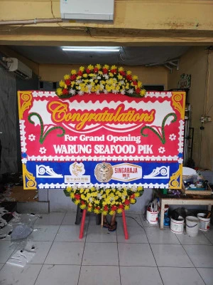 Papan Bunga di Jatinegara
